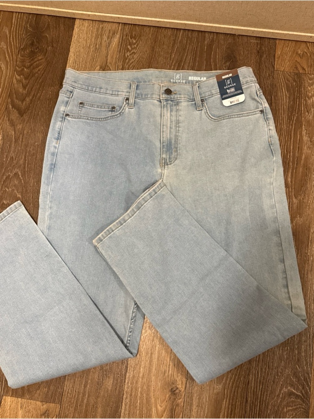 George Light Blue Relaxed Fit Men’s Jeans